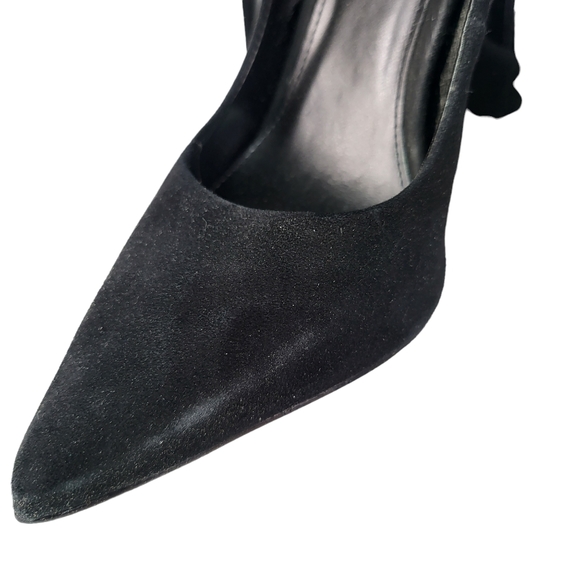 Steve Madden Daisie Pumps Suede Black - Picture 9 of 12